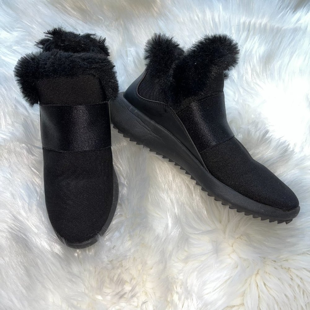 Donna Karan Fur Sneakers
